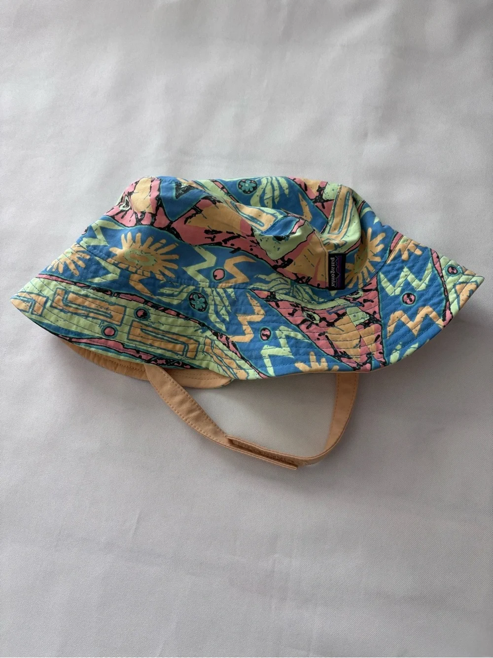 Kids Sun Hat Bundle Lot Patagonia & Wonder Nation Size 5T Bucket Hat reversible